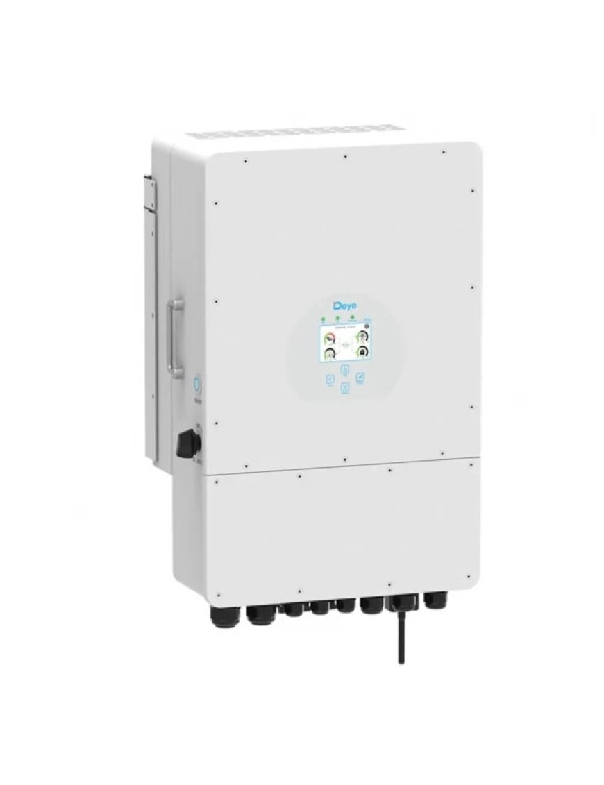 Автономна соларна система 5.8 kW + инвертор Deye 6 kw + 5.12 kwh литиева батерия - Монофазна 3