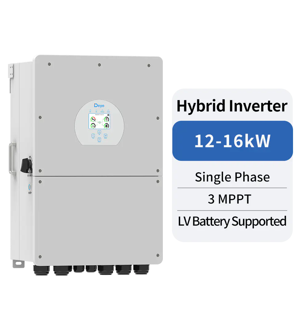 DEYE SUN-16K-SG01LP1-EU — Хибриден монофазен инвертор 16 kW | 48V LV | 3 MPPT | WiFi 2