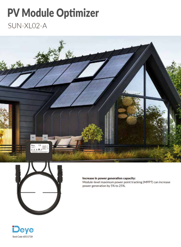 Deye SUN-XL02-A — PV Модулен Оптимизатор до 700W 6